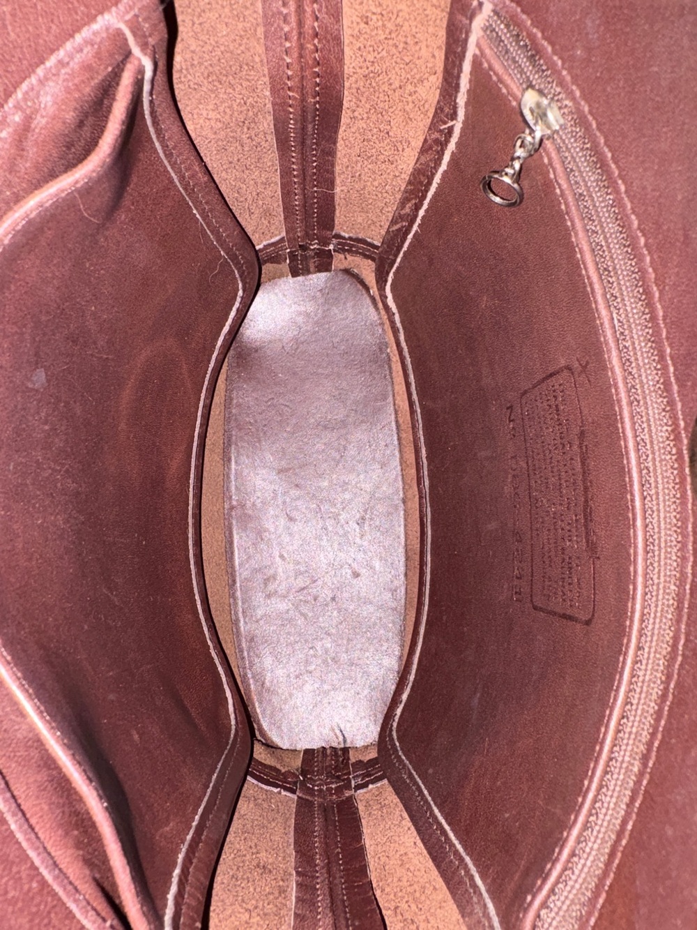 Coach Vintage 1998 Westport Mahogany Leather Bucket Bag USA 4241 - Picture 5 of 9